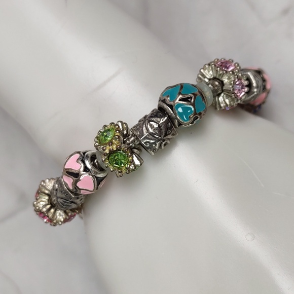 Pandora-style Charm Bracelet - Picture 3 of 10